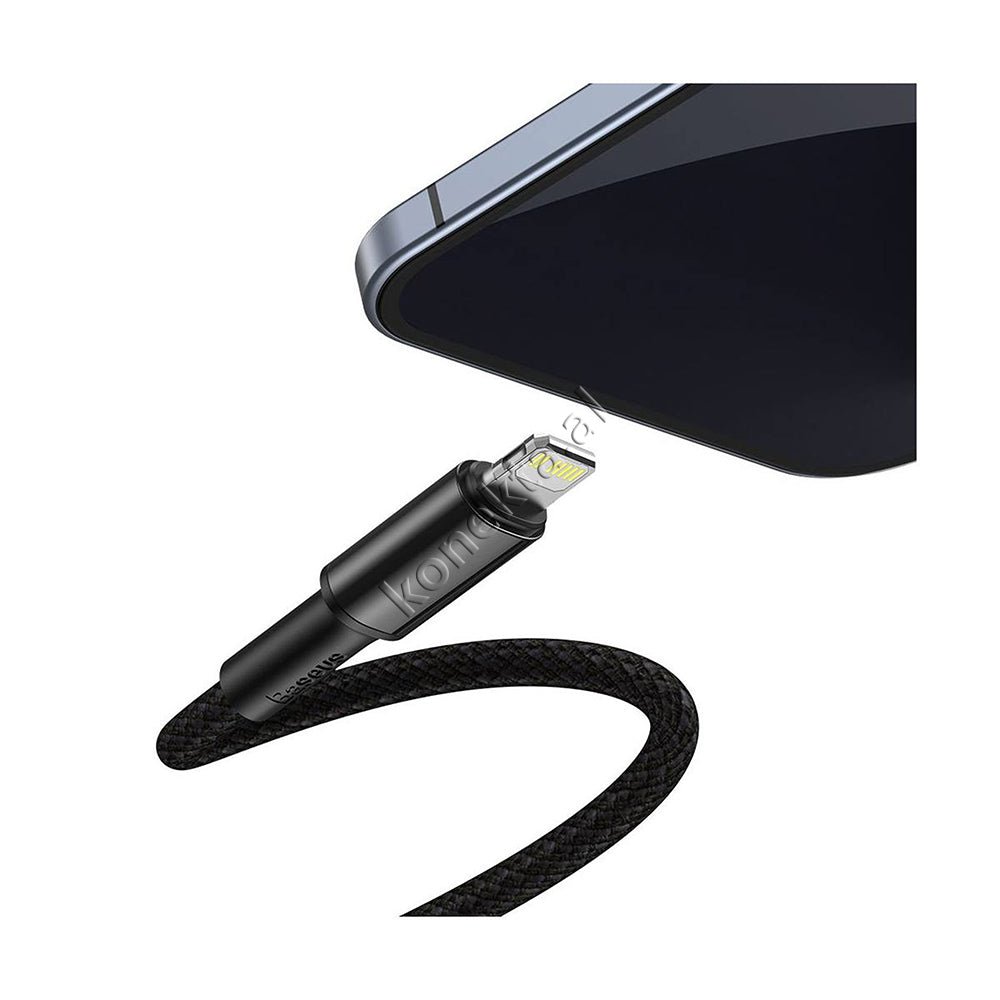 Baseus 2 Ne 1 Type-C Ne Lightning Cable, Fast Charge 20W, PD Protocol, 1m, Black - Thumbnail 7