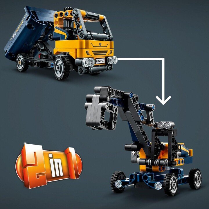 LEGO Technic 42147 Dump Truck, 177 pieces - Thumbnail 5