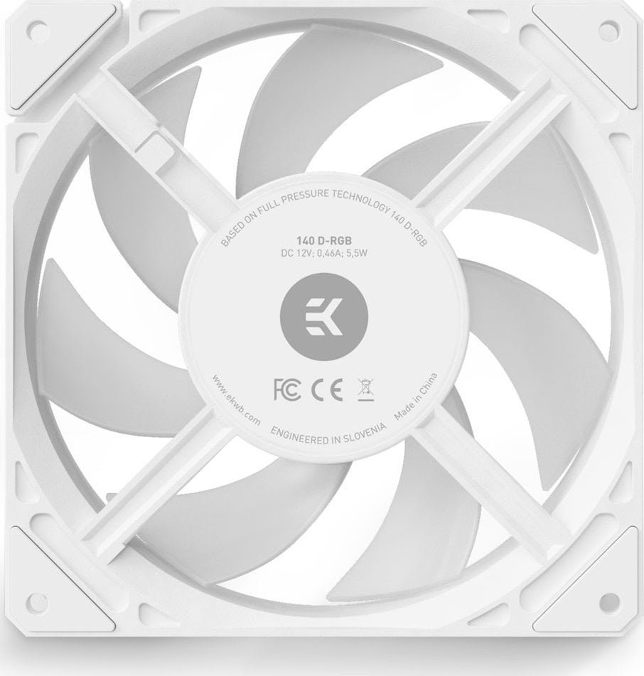 EKWB EK-Loop FPT 140 D-RGB Cooler, 140 mm, White - Thumbnail 3