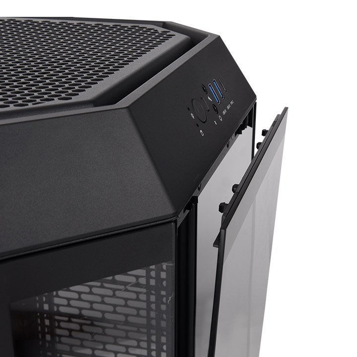 Thermaltake The Tower 300 Case, Black, Micro Tower - Thumbnail 6