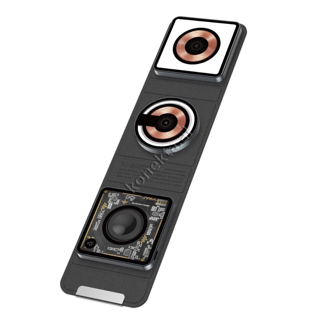 WiWU Karikues Wireless, E Bardhe, 3 Ne 1 me Palosje - Image 1
