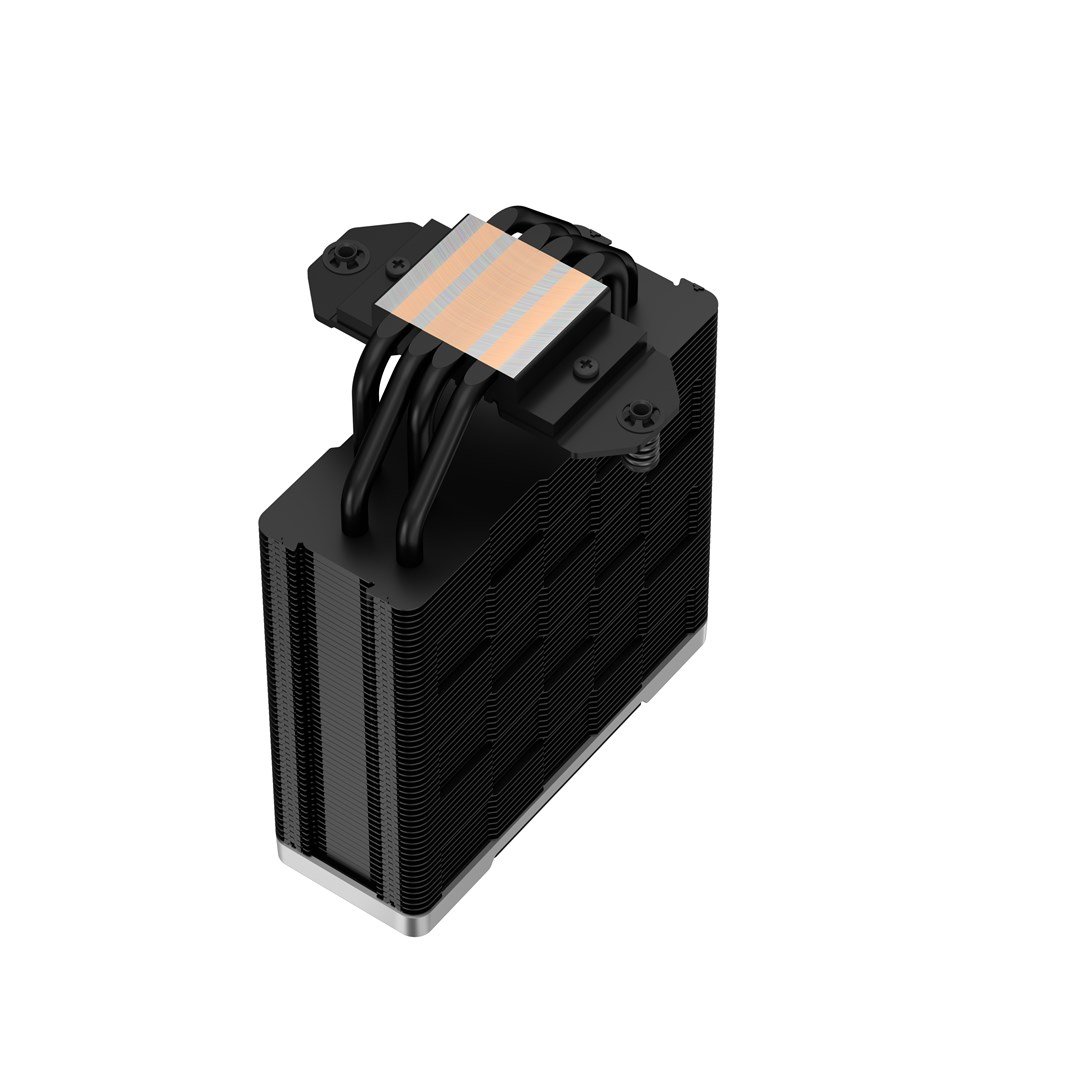 DeepCool AK400 ZERO DARK PLUS CPU Cooler, 12cm, Black - Thumbnail 2