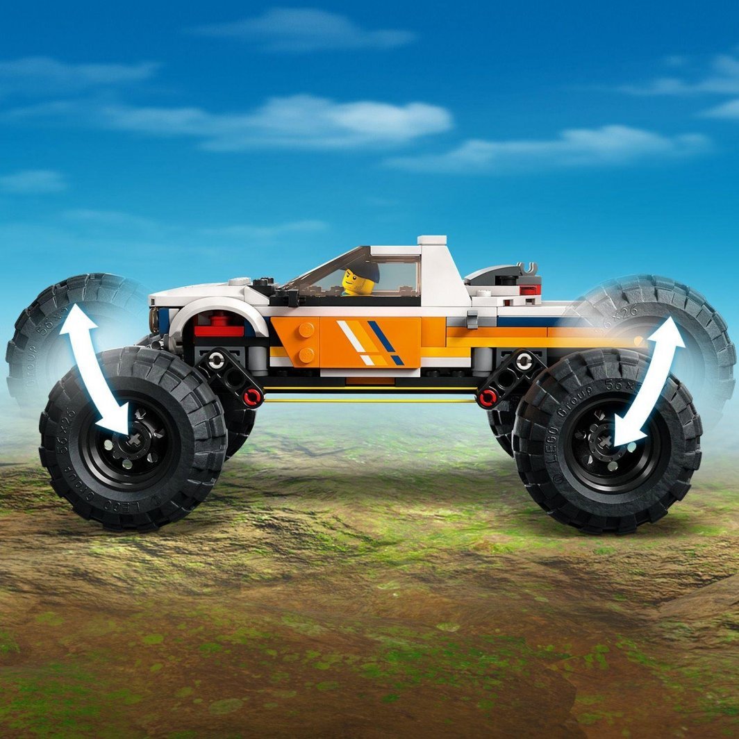 LEGO City 60387 Adventure Set with 4x4 SUV, 252 Pieces - Thumbnail 5