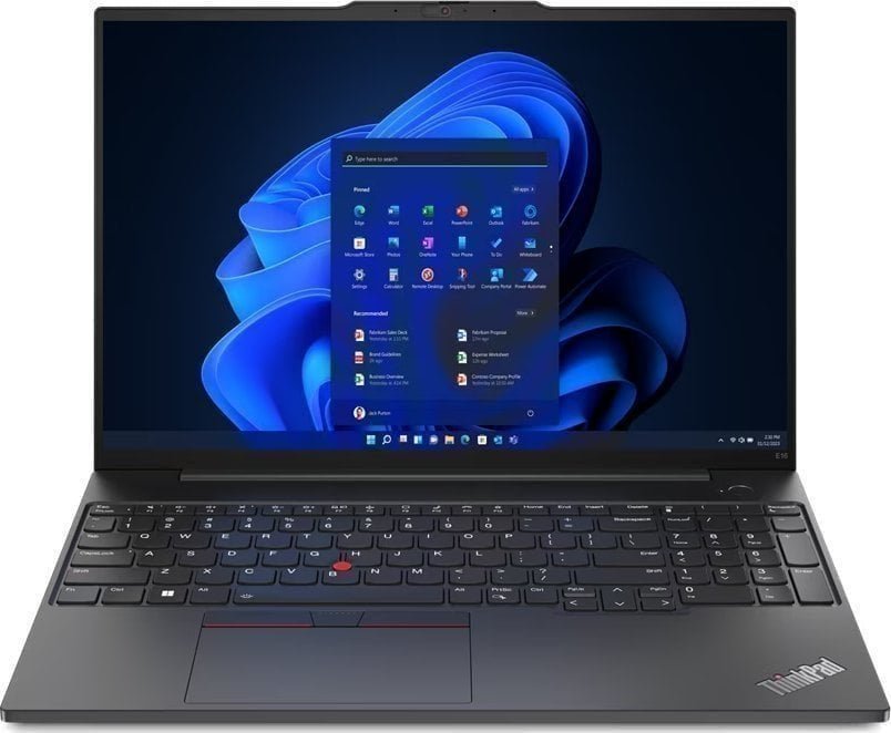 Lenovo ThinkPad E16 G2 Laptop, 16", Intel Core Ultra 7 155H, 16 GB RAM, 512 GB SSD, Integrated Intel UHD Graphics, Black - Image 1