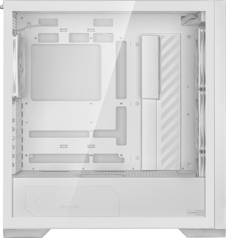 ASUS TUF Gaming GT302 TG ARGB Case, White, Midi Tower - Thumbnail 6