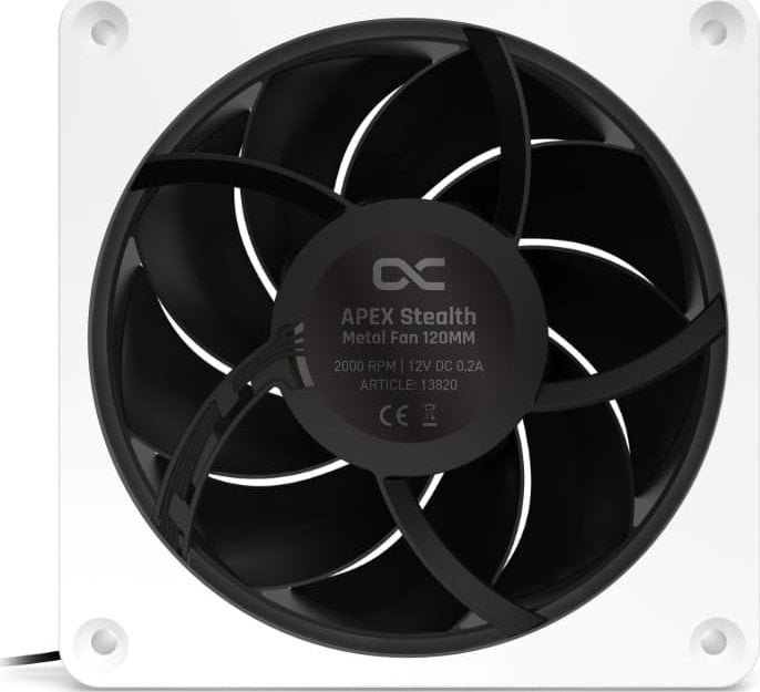 Alphacool Apex Stealth Metal Cooler, 120 mm, White - Thumbnail 3