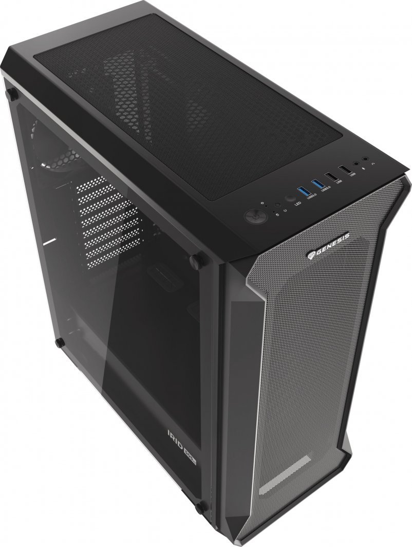 Genesis IRID 505 V2 Case, Midi Tower - Thumbnail 7