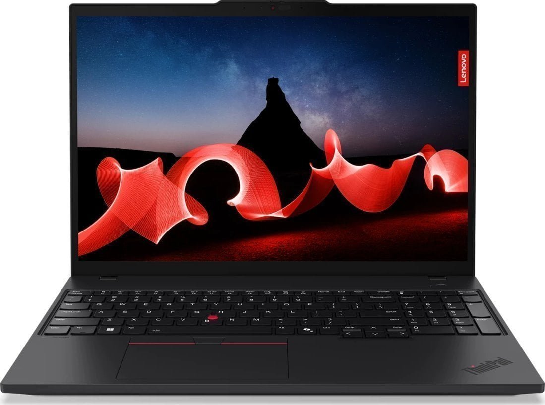 Lenovo ThinkPad T16 G3 Ultra 7 155U Laptop, 16", 32GB RAM, 1TB SSD, Intel UHD Graphics, Black - Image 1