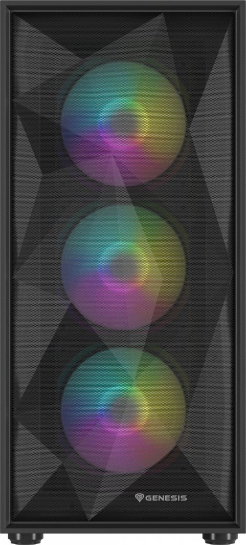 Genesis Diaxid 605 ARGB Case, Black, Midi Tower - Thumbnail 7