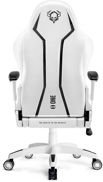 Diablo Chairs X-One 2.0 Chair, XL, White / Black - Thumbnail 5