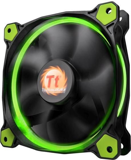 Thermaltake Riing LED Fan, 120 mm, Green - Thumbnail 2