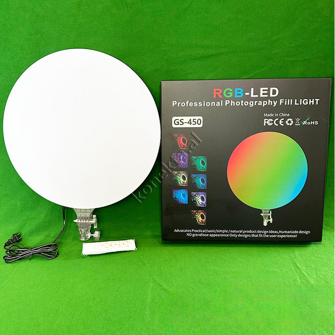 tjetertjeter Trekembesh Tripod Me Drite LED 18" Te Plote RGB 60W - Thumbnail 3