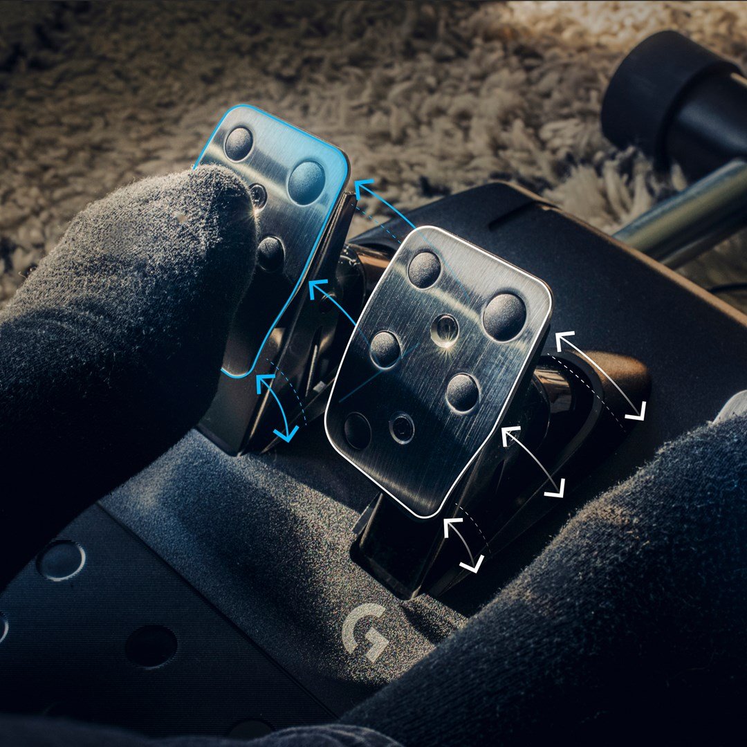 Logitech G G923 Racing Wheel and Pedals for Xbox X|S, Xbox One & PC - Thumbnail 7
