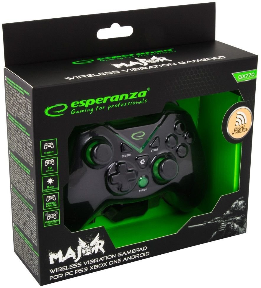 Esperanza Major Controller, Wireless, Black - Thumbnail 3