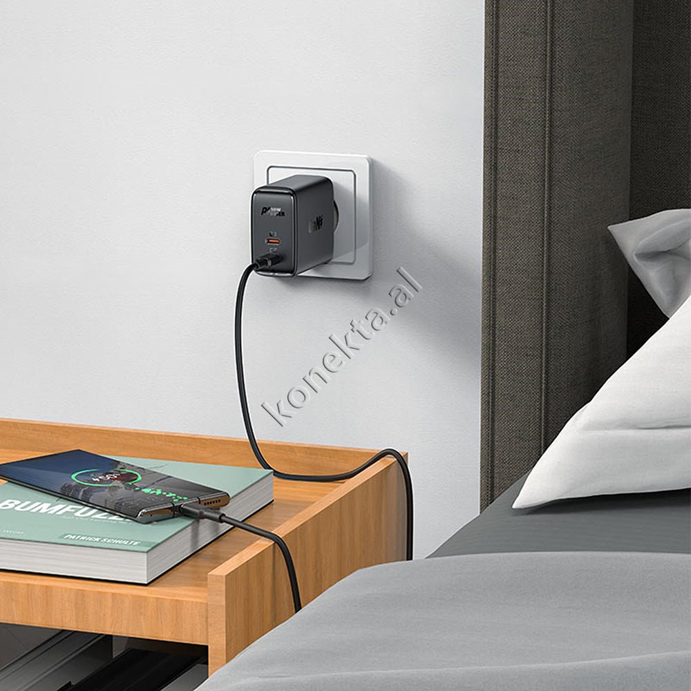AceFast 50W Charger with 2 Type-C Ports - Thumbnail 7