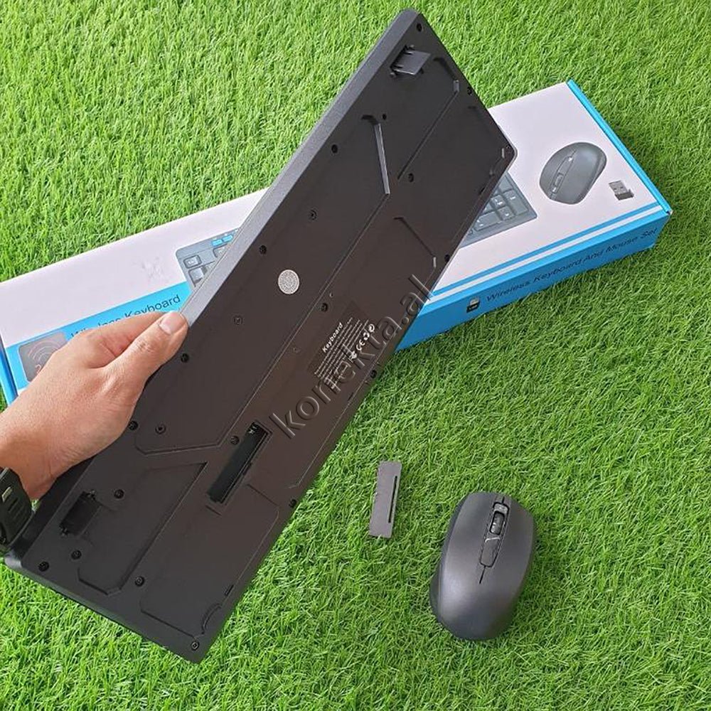 tjetertjeter Tastiere dhe Maus Set Wireless, 104 Taste, 1600 DPI - Thumbnail 3