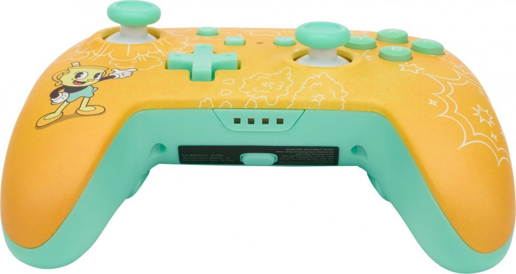 PowerA Enhanced Cuphead Controller, Wireless, Yellow - Thumbnail 8