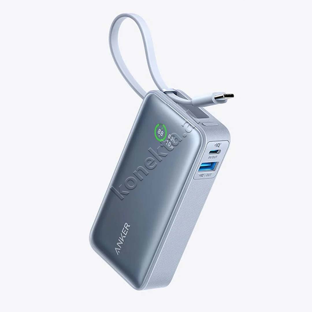 Anker 10000mAh Battery 30W Me Fishe Type-C Te Terheqshme - Thumbnail 4
