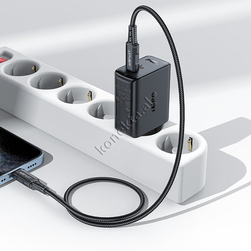AceFast 50W Charger with 2 Type-C Ports - Thumbnail 6