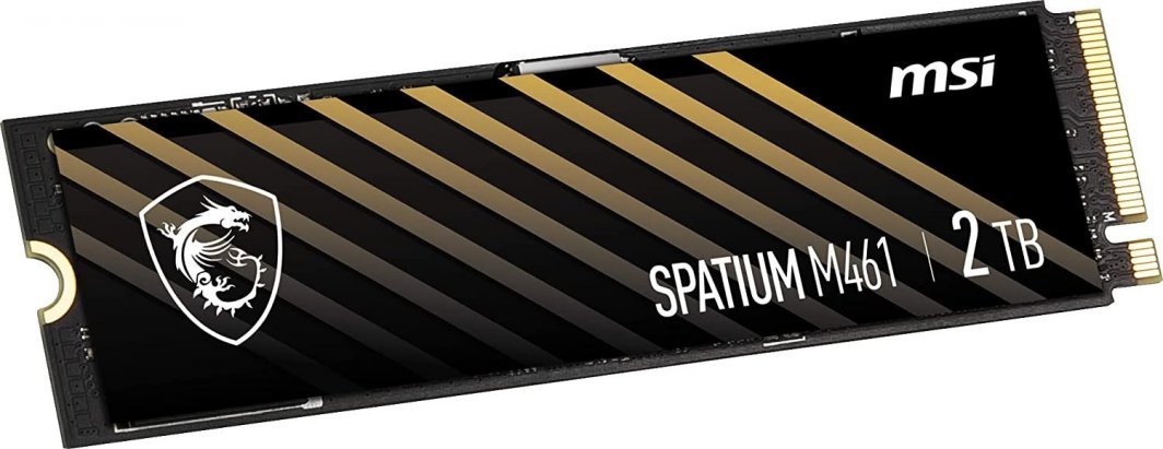 MSI Spatium M461 SSD, 2TB, M.2 2280 PCI-E x4 Gen4 NVMe - Thumbnail 2