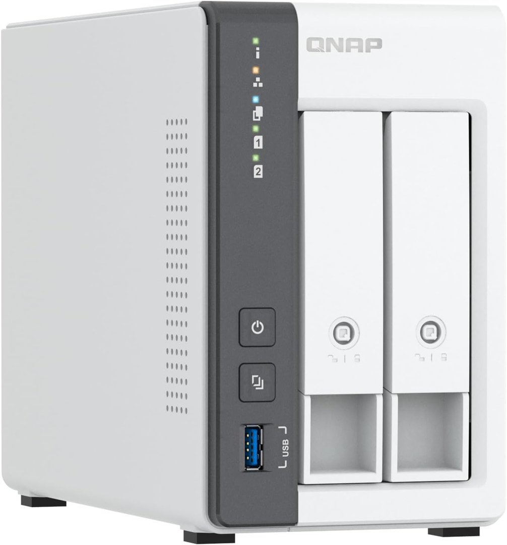 QNAP TS-216G NAS, 2-Bay, Quad-core CPU, 2.5GbE, 4GB RAM - Thumbnail 5