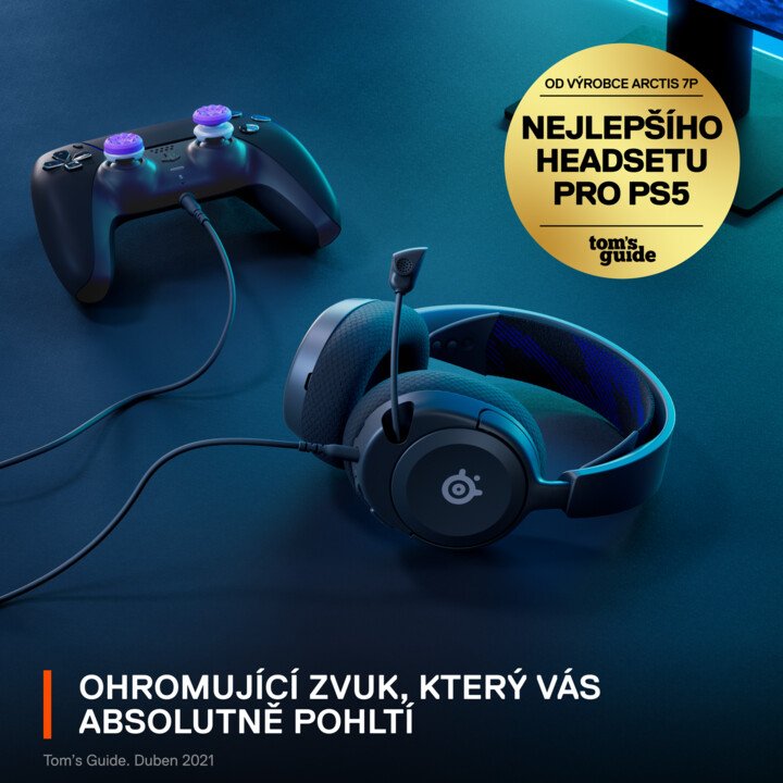 SteelSeries Arctis Nova 1P Headphones, Black - Thumbnail 2