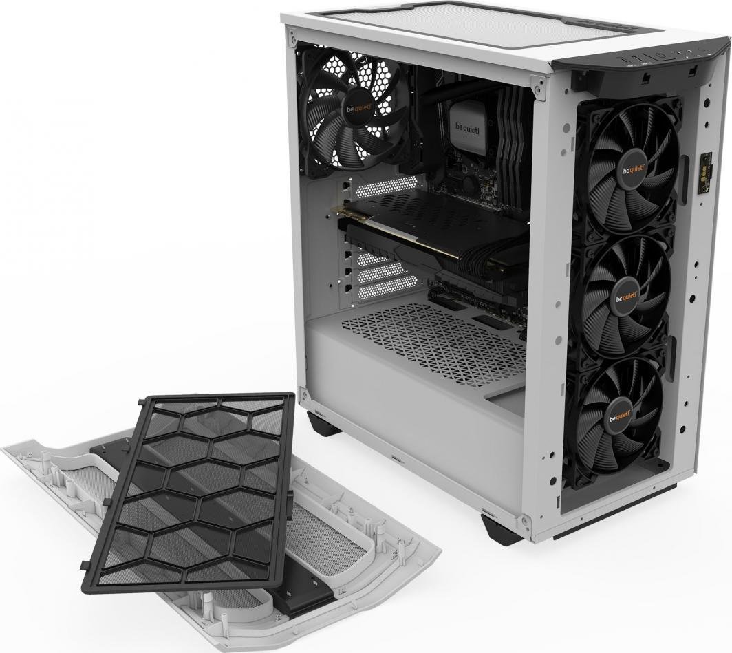 Be quiet! Pure Base 500DX Case, White - Thumbnail 6