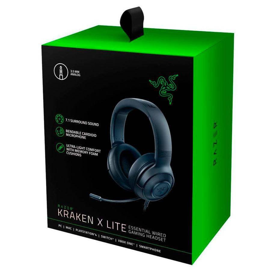 Razer Kraken X Lite Gaming Overear Wired Headphones - Image 1