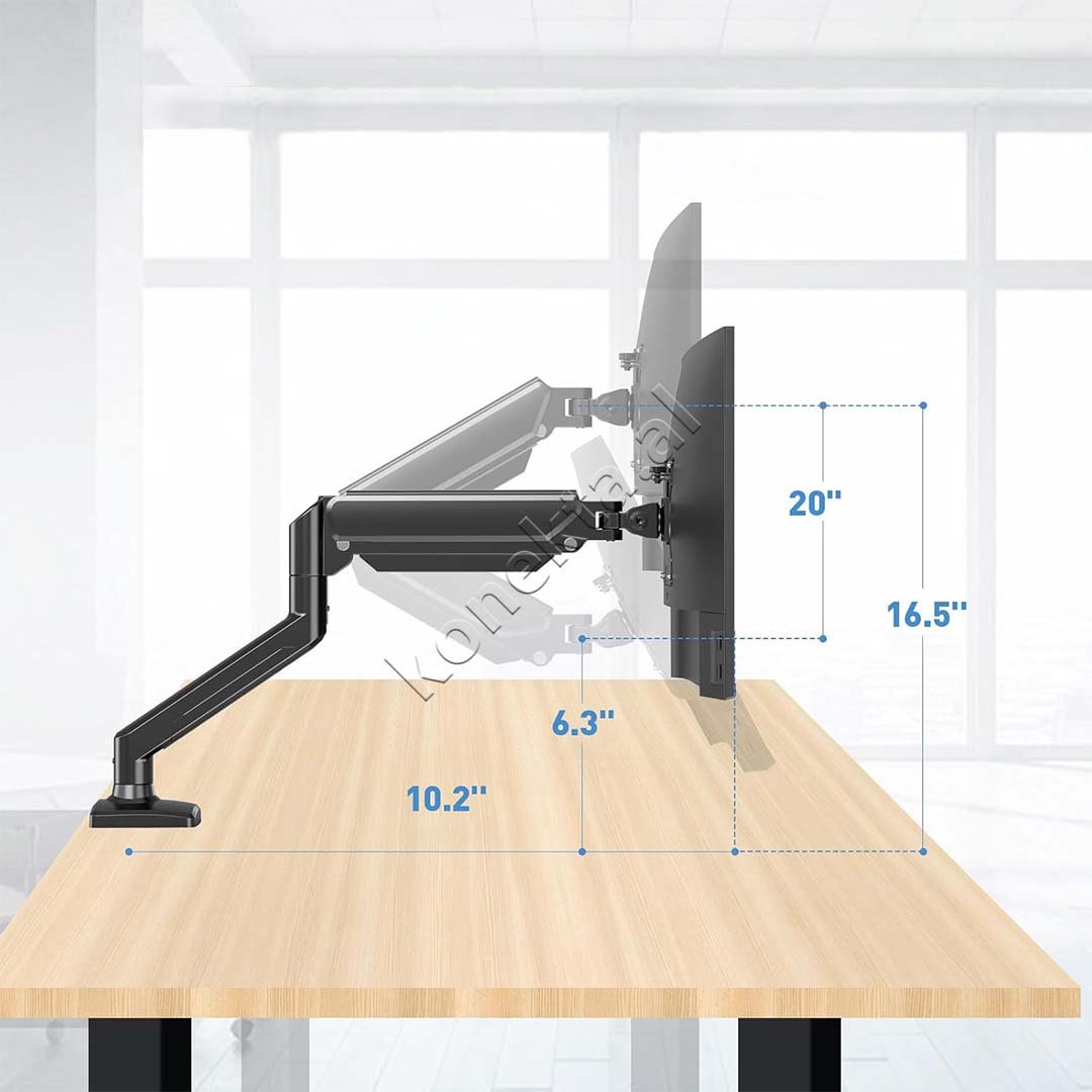 Baseus Monitor Mount, Black - Thumbnail 6