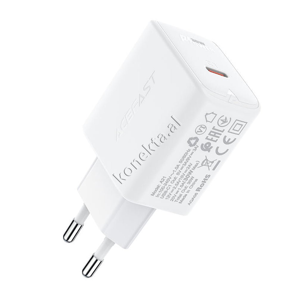 AceFast Adaptor Karikimi 30W Me Porte Type-C - Thumbnail 8