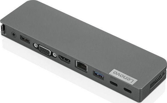 Lenovo USB-C Mini Dock (40AU0065DK), 45W, USB-C, Black - Thumbnail 2