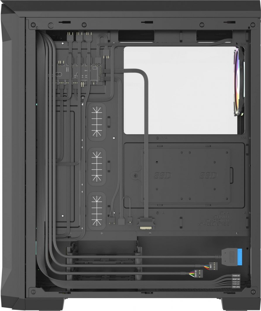 Genesis IRID 505 ARGB V2 Case, Midi Tower - Thumbnail 17