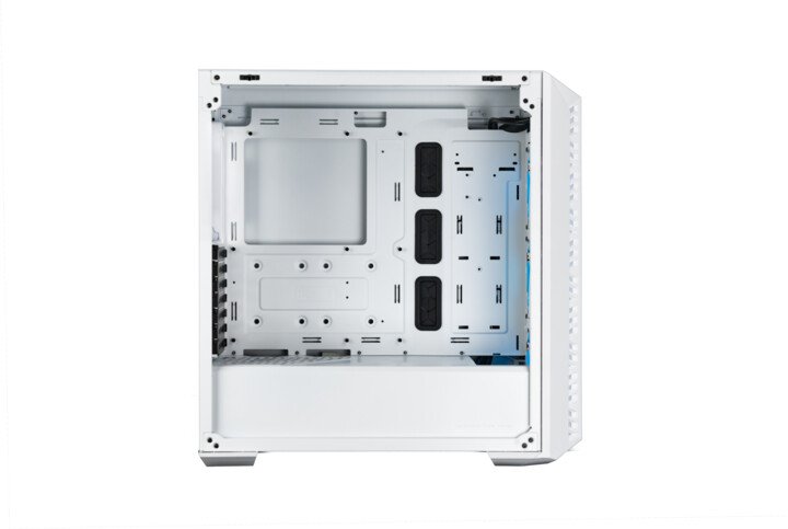 Cooler Master MasterBox 520 Mesh Case, Transparent Side, White - Thumbnail 8