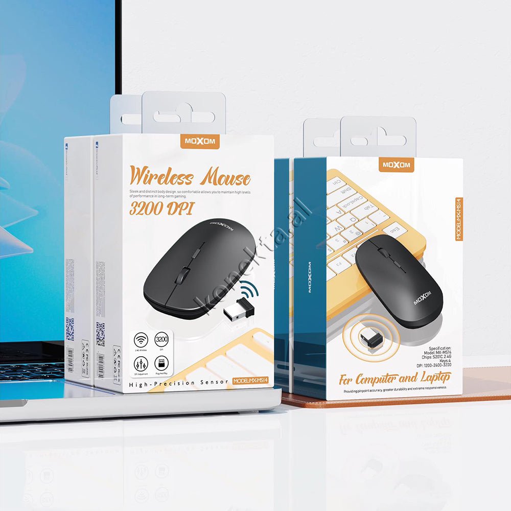 MOXOM MX-MS14 Mouse, Black - Thumbnail 5