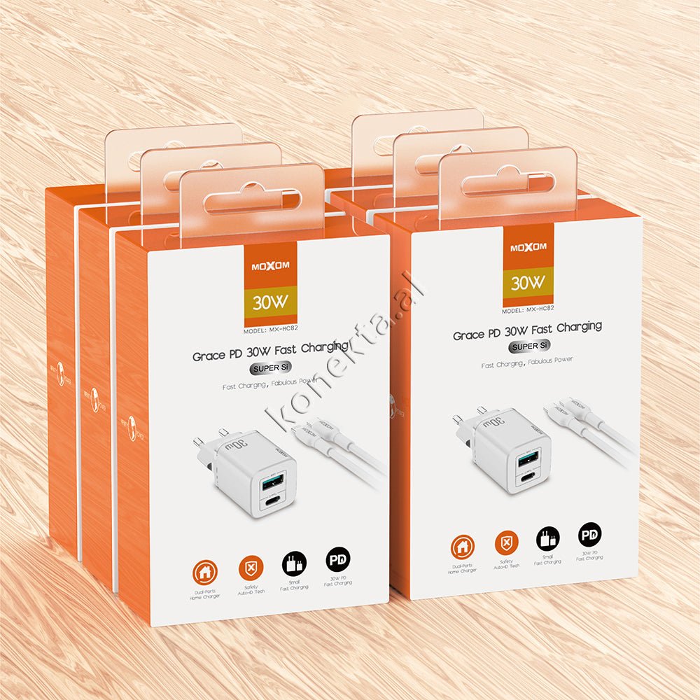 Moxom 30W Charger, White - Thumbnail 5