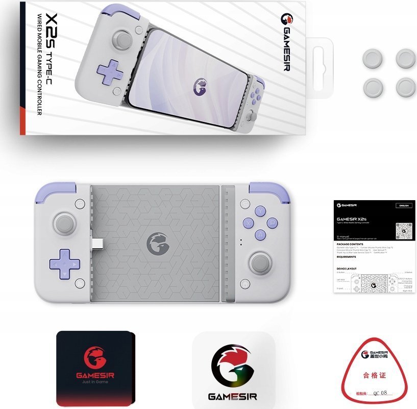 GameSir X2s Controller, USB-C, Wired, Multicolor - Thumbnail 6