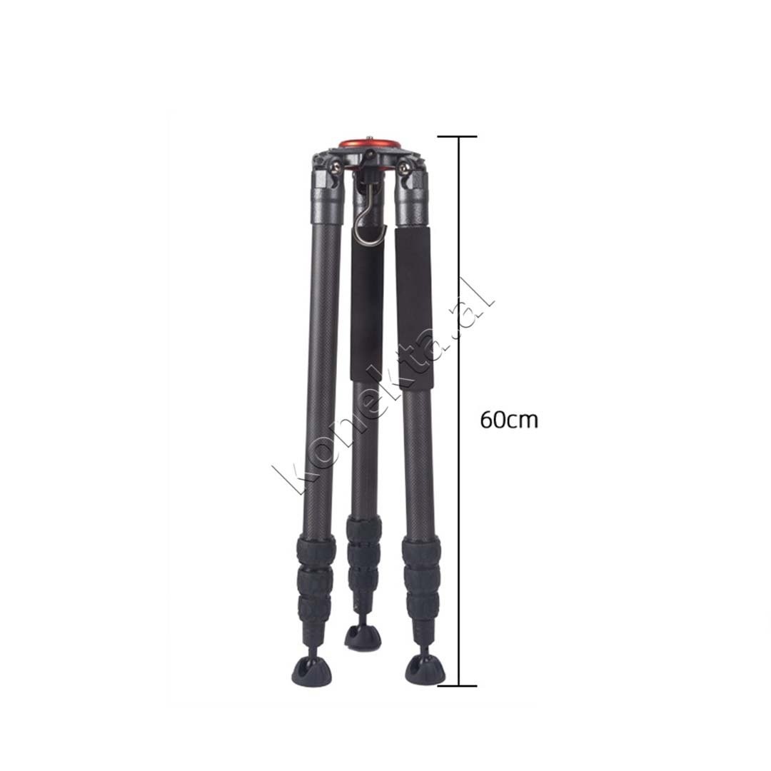 Marksman Tripod, Carbon Fiber, Adjustable Height 60cm-170cm - Thumbnail 3