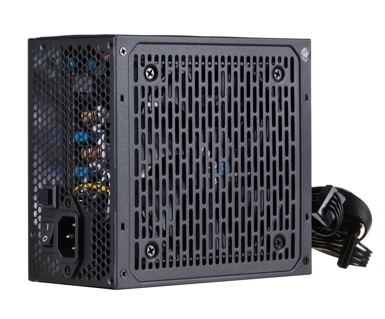 AeroCool LUX RGB 550W Power Supply, 80Plus Bronze, 12cm, Black - Image 1