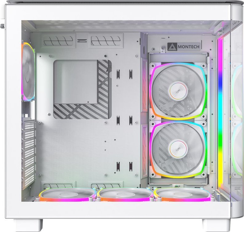 Montech King 95 Pro ARGB Case, White, Midi Tower - Thumbnail 5