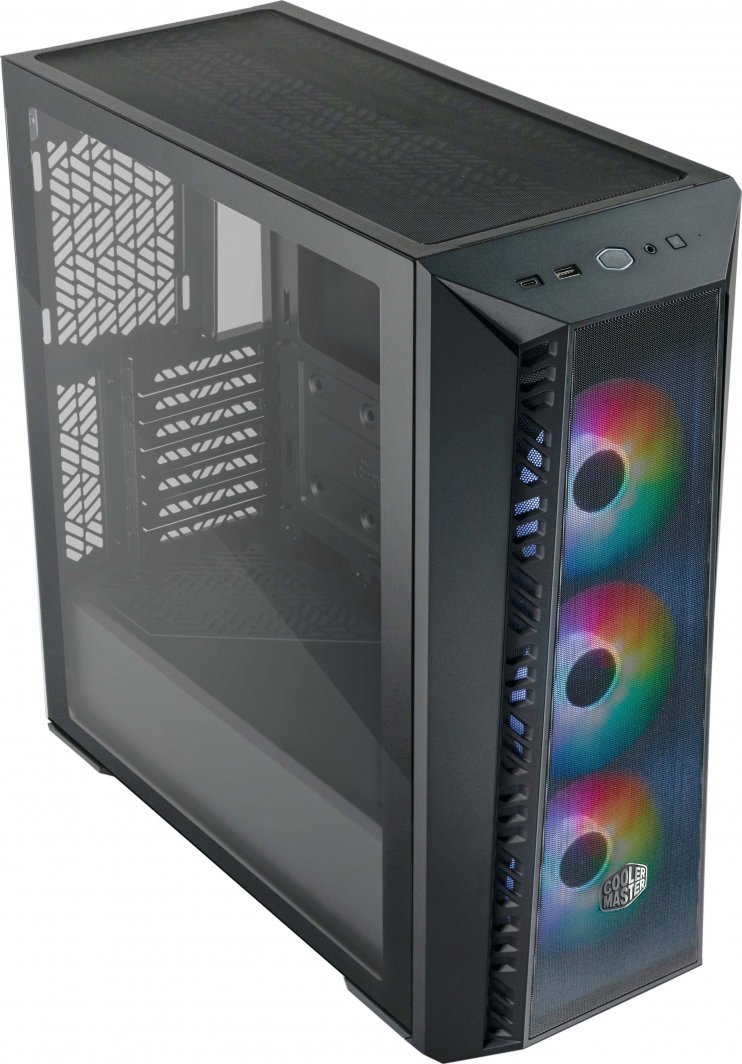 Cooler Master MasterBox 520 Mesh ARGB Case, Midi Tower - Thumbnail 4