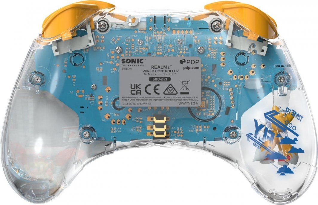 PDP RealMz Tails Seaside Hill Zone Controller, Wired, Multicolor - Thumbnail 8
