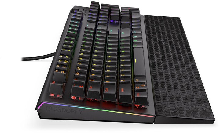 Endorfy Omnis Blue Keyboard, Kailh Blue, US, Black - Thumbnail 6
