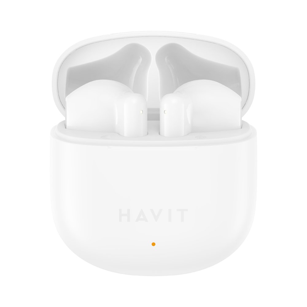 Havit TW976 Earbuds, White - Image 1