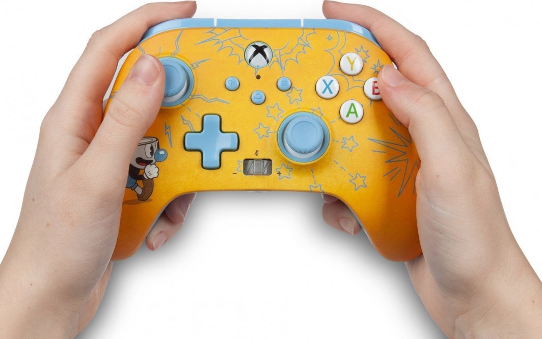 PowerA XS Enhanced Cuphead Controller, Wired, Yellow - Thumbnail 9