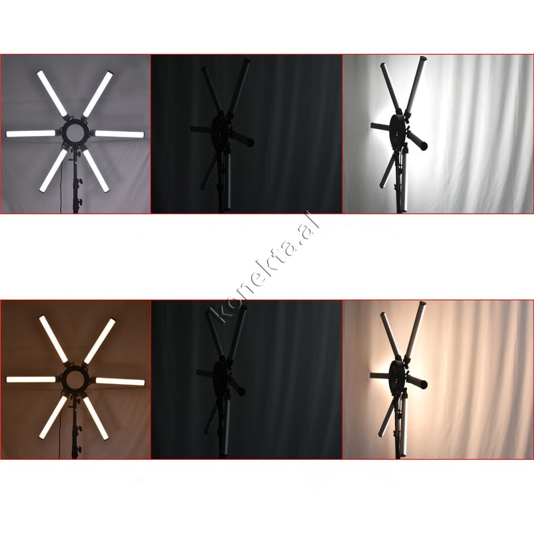 tjetertjeter Tripod Me 6 Drita LED Te Palosshme - Thumbnail 8