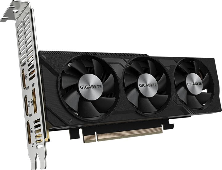 Gigabyte GeForce RTX 4060 OC Low Profile Graphics Card, 8GB GDDR6 - Thumbnail 2