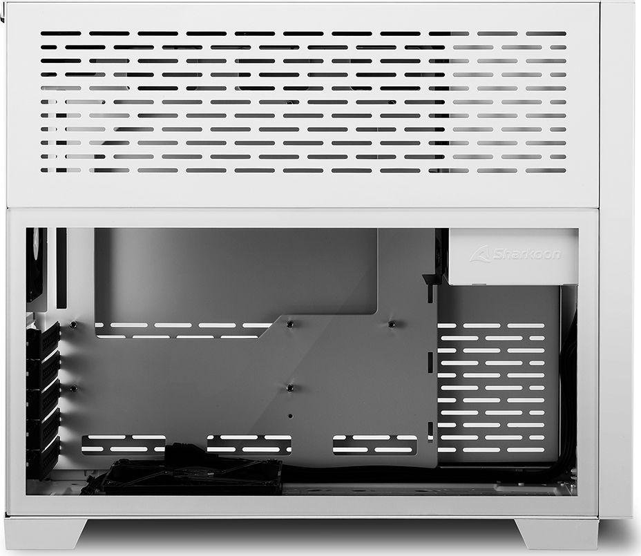 Sharkoon MS-Z1000 Case, White, Mini Tower - Thumbnail 5