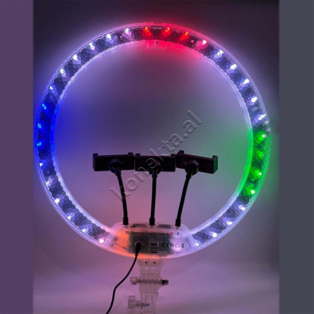 tjetertjeter Ring Light RGB 3D 56cm - Thumbnail 2