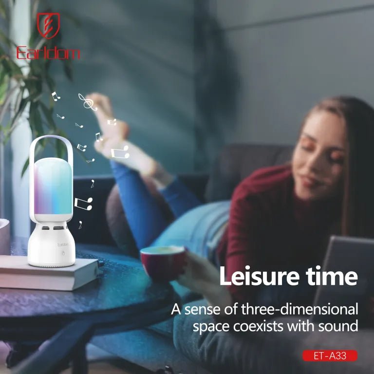 Earldom ET-A33 Speaker with LED RGB Light - Thumbnail 6
