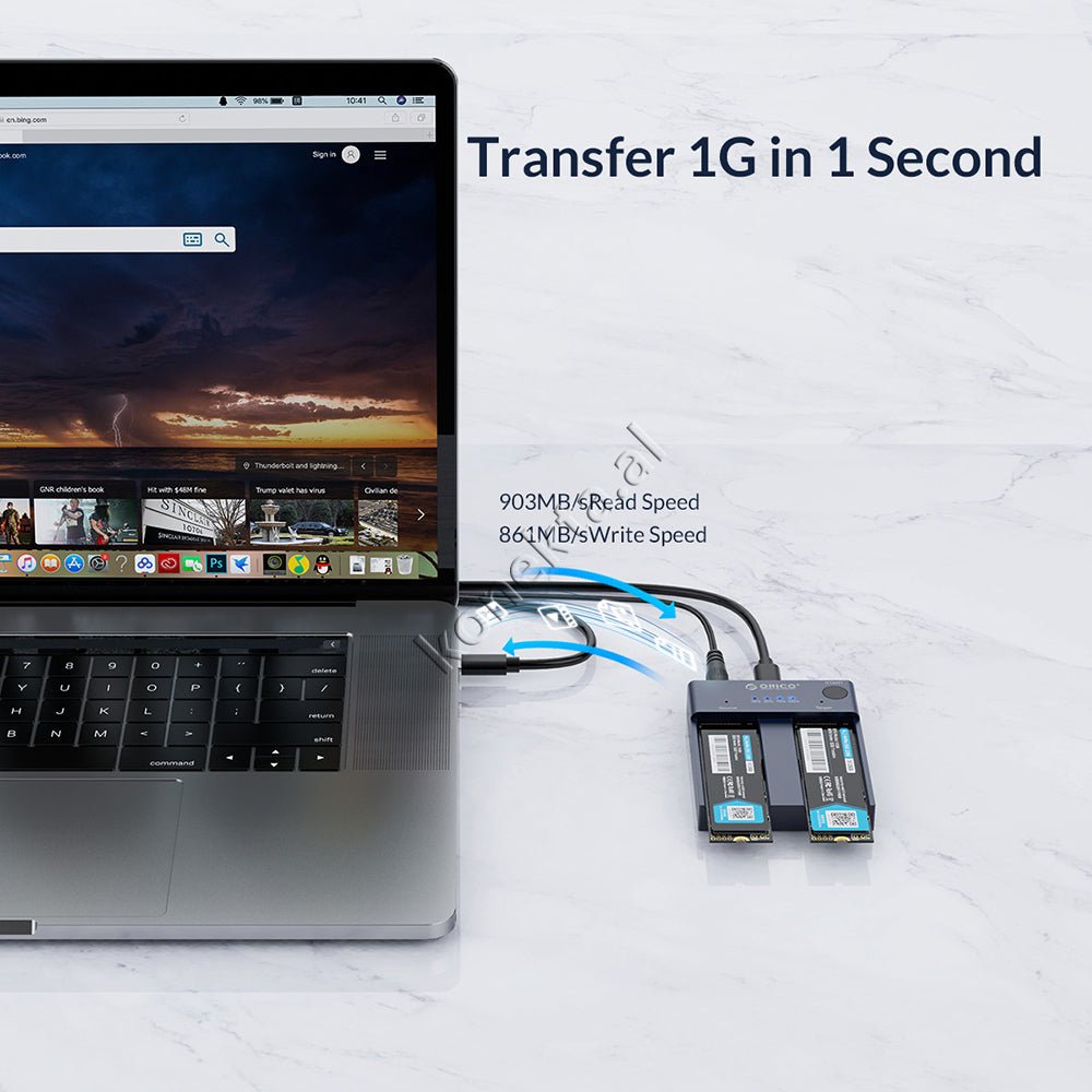 Orico SSD Adapter, Grey - Thumbnail 3